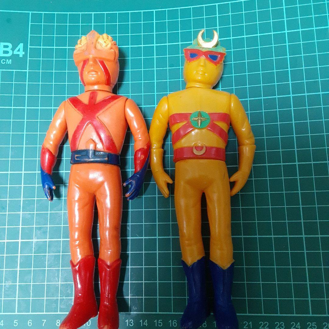 愛の戦士レインボーマンソフビ2体セット