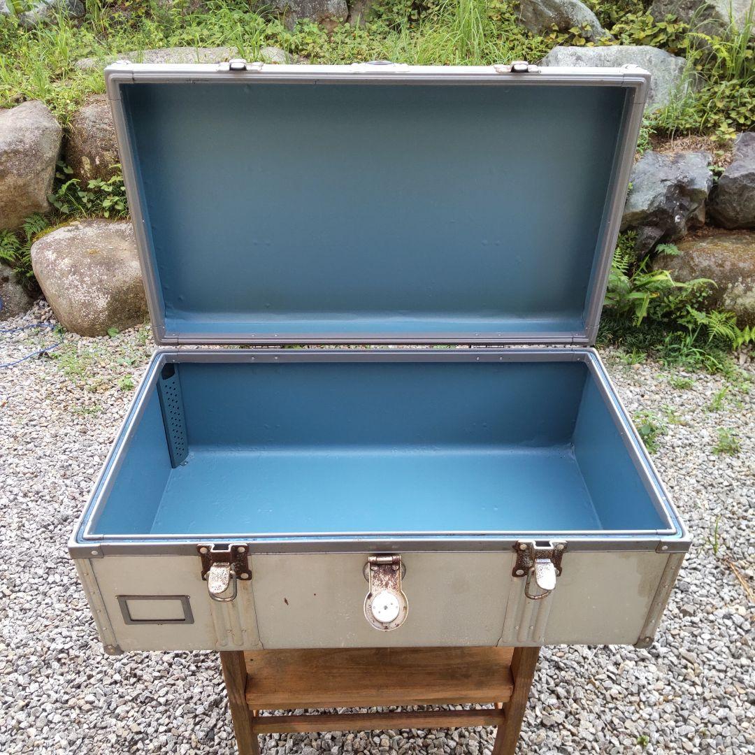 三越 アルミ大型トランク ジュラルミンケース 日本製