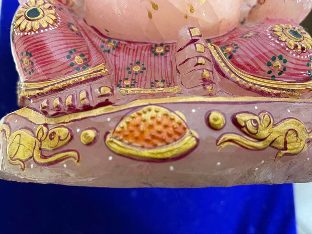 期間限定お値下げ！ ガネーシャ 天然石 特大 置物 希少の通販はau PAY