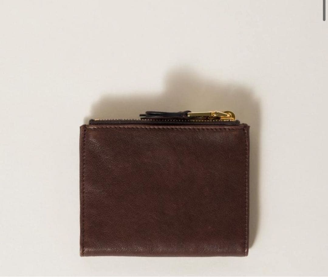 miu miu ナッパレザー 財布 ブラウン 購入明細 あんしん鑑定