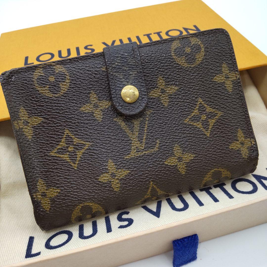Louis Vuitton ルイヴィトン ヴィエノワ モノグラム がま口 財布