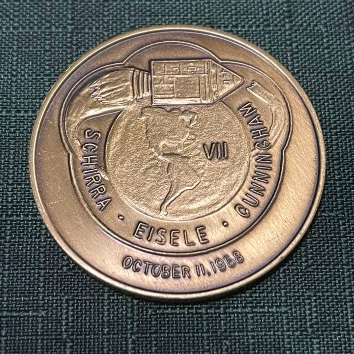アポロ7号 アポロ初有人飛行 記念メダル 1968年