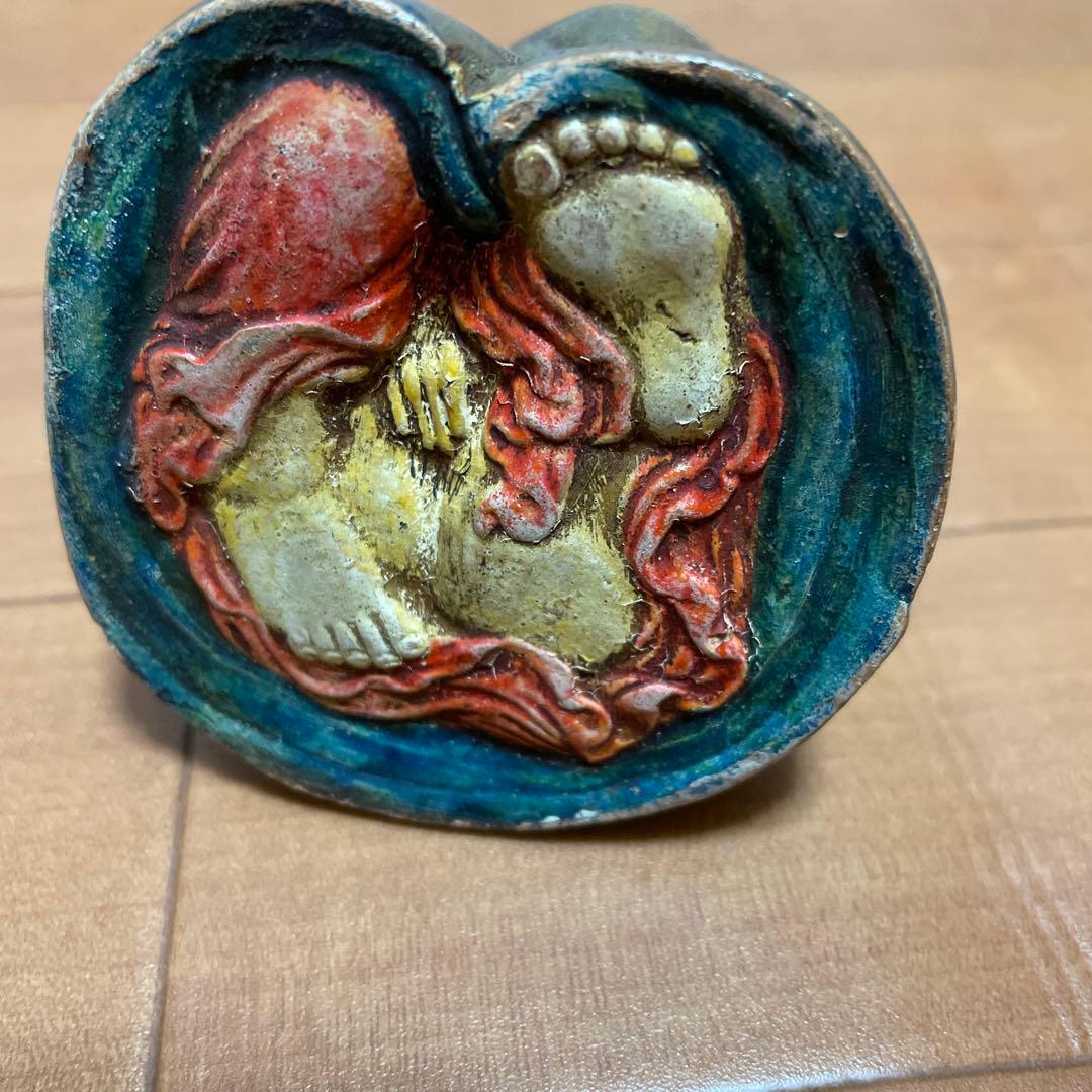 江戸時代末期頃・京焼・枕人形・お多福1-7 - メルカリ