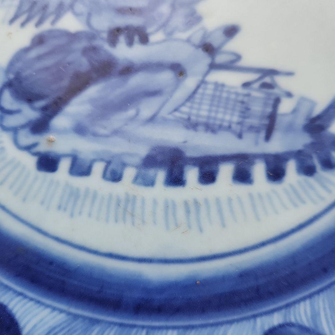 初期伊万里染め付け蓬莱島文皿 - sararetails.com