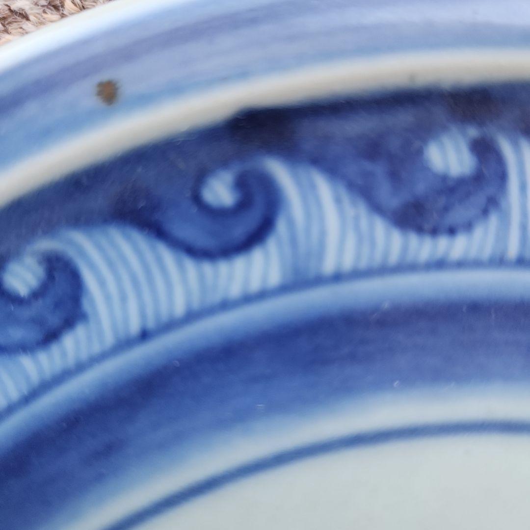 初期伊万里染め付け蓬莱島文皿 - sararetails.com