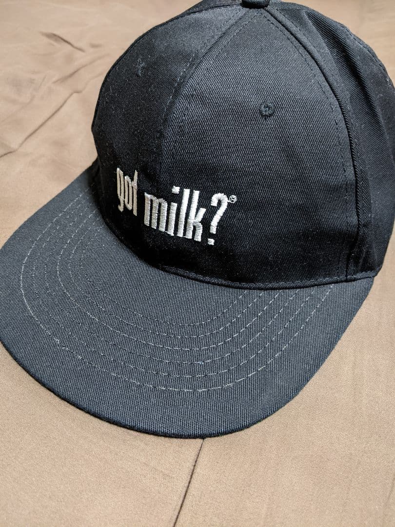 90s got milk? USA製キャップ
