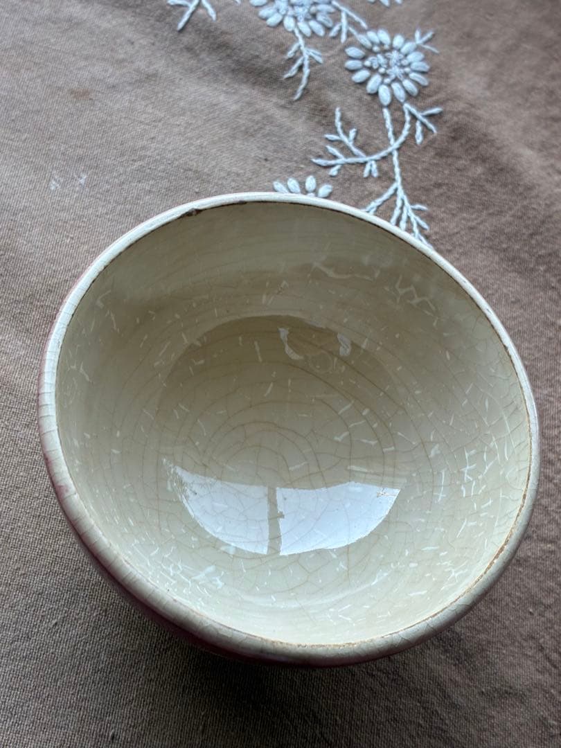 フランス アンティーク カフェオレボウル ムーランデルー 林檎