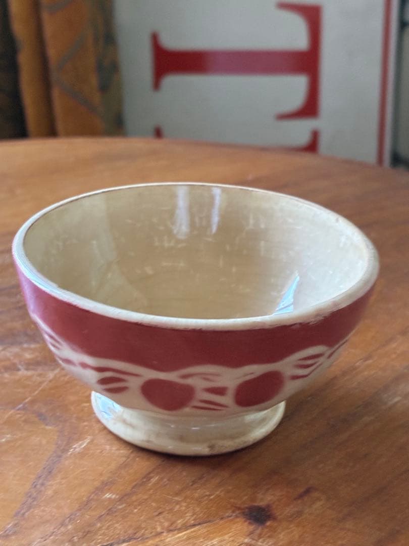 フランス アンティーク カフェオレボウル ムーランデルー 林檎