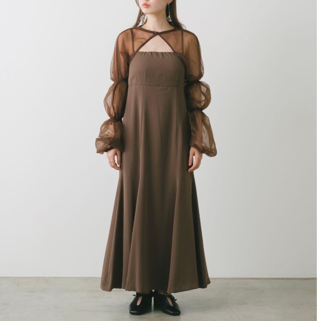 Kastane オケージョンドレス ブラウン サイズ1