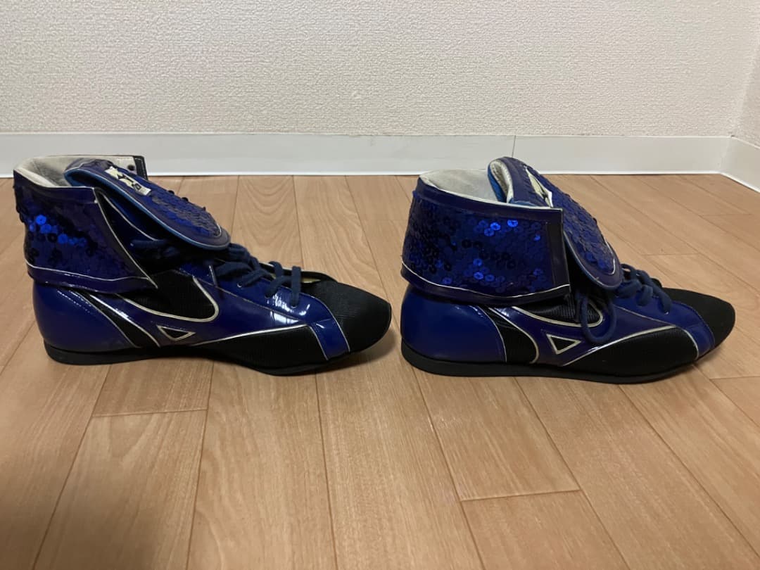 ミズノ、ボクシングシューズ、26.5センチ、ブルー ミズノ、ボクシング