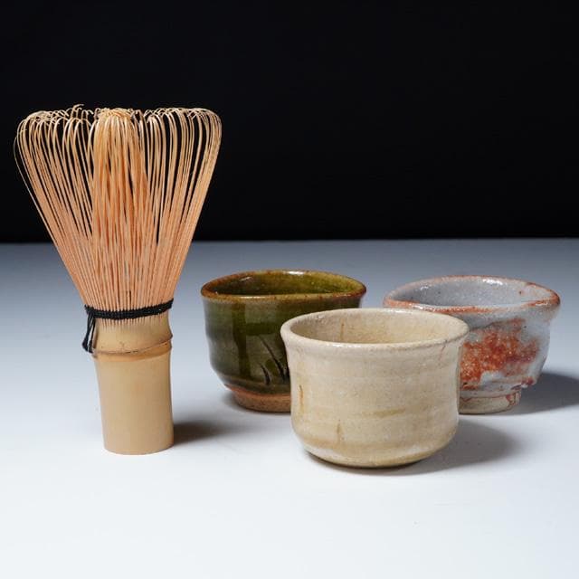 加藤芳右衛門・光右衛門・弥右衛門 三種ぐい吞み 黄瀬戸・青（織部