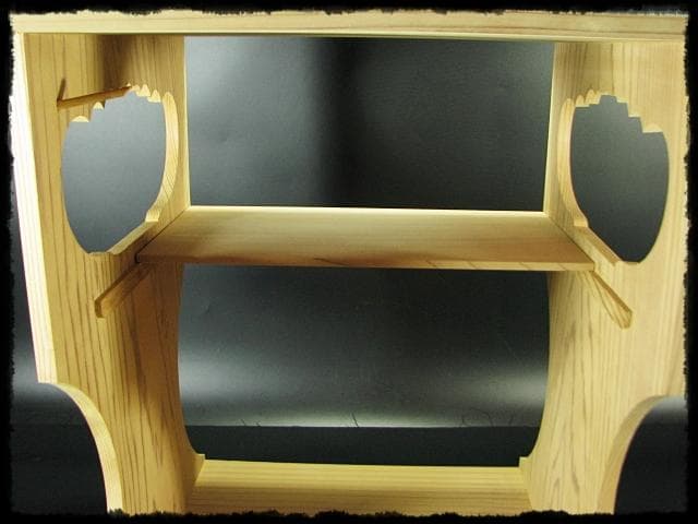 玄々斎好 杉棚 玄々棚 十一代 精中宗室 裏千家 棚物