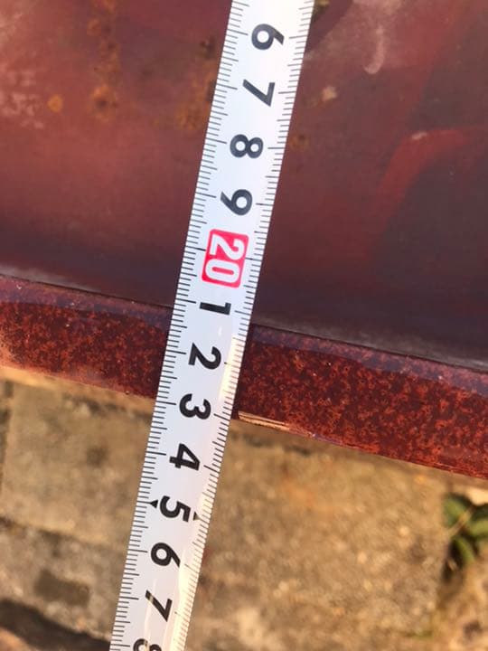 盆栽鉢　時代銭号赤色梨皮上帯長方盆栽鉢32x23x9