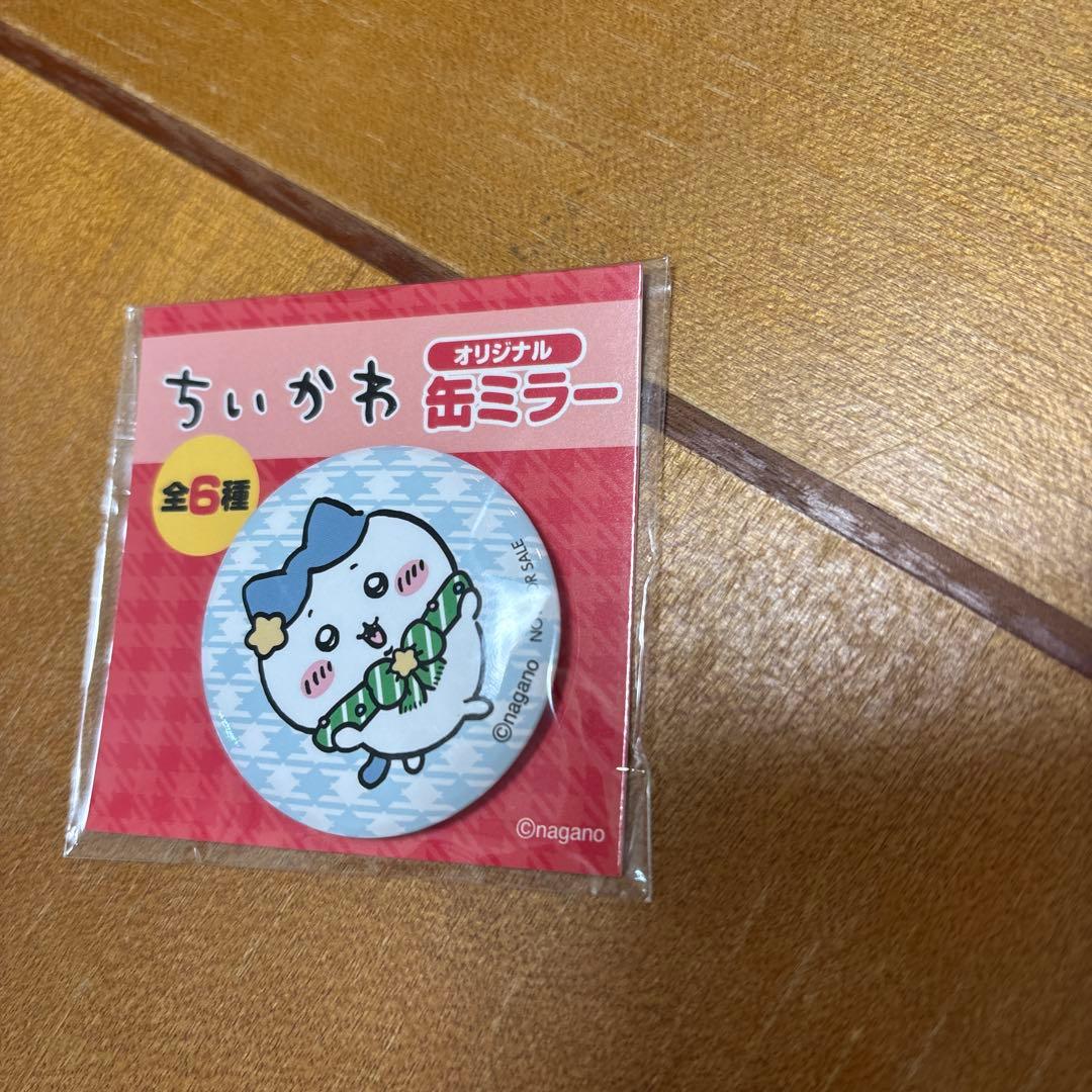 新品☆ ちいかわ☆セブンイレブン限定 オリジナル缶ミラー ハチワレ 鏡