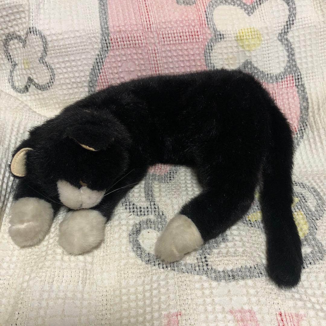 モンスイユ 大きな黒猫 寝そべりポーズ ぬいぐるみ 中古品 - メルカリ