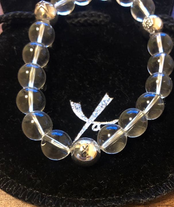 矢沢永吉 パワーストーン シルバー ストーンブレス(Z Lily)スモーキー