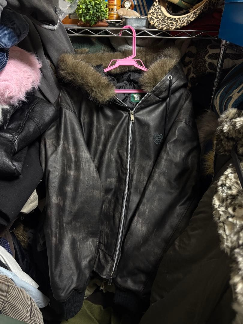 that's life ザッツライフ ファー付きレザージャケット