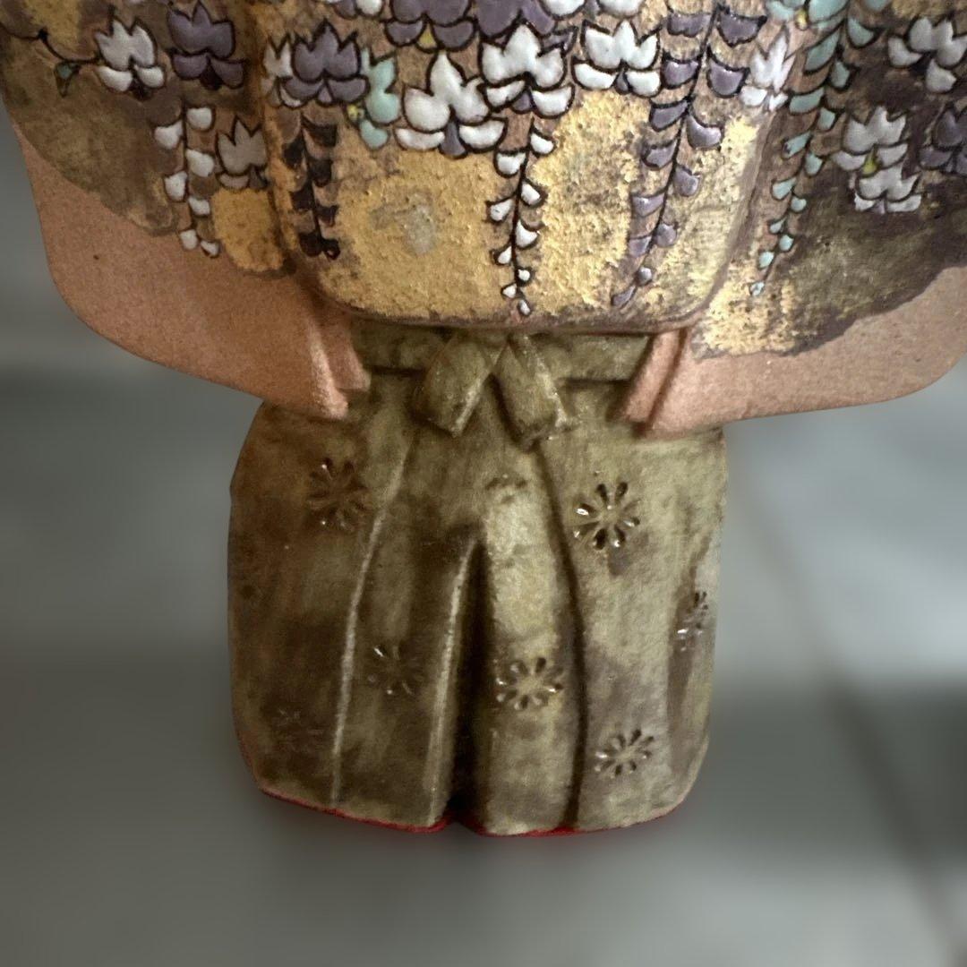 最終お値下げ❣️素晴らしい　立ち雛　圭子　陶器