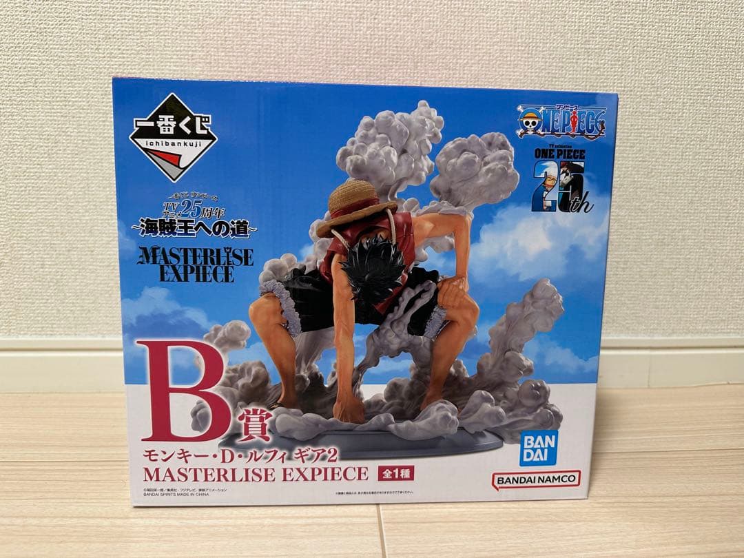 一番くじ ワンピース 海賊王への道 B賞 ルフィ ギア2 フィギュア