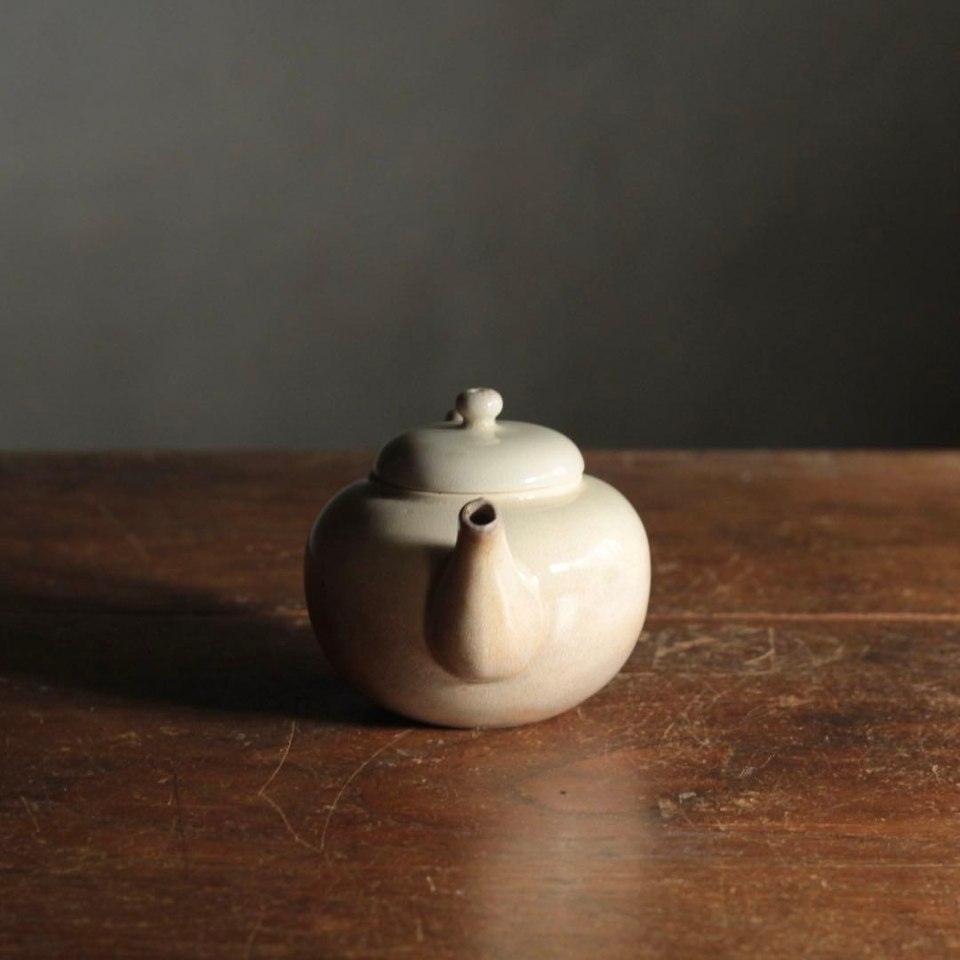 白薩摩 急須 後手 煎茶道具 古道具 アンティーク 古美術 酒注ぎ