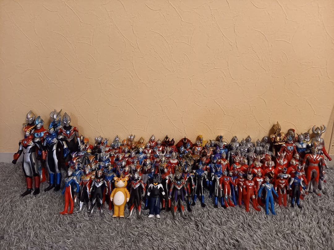 希少品ありウルトラマンフィギュアソフビ141体セット
