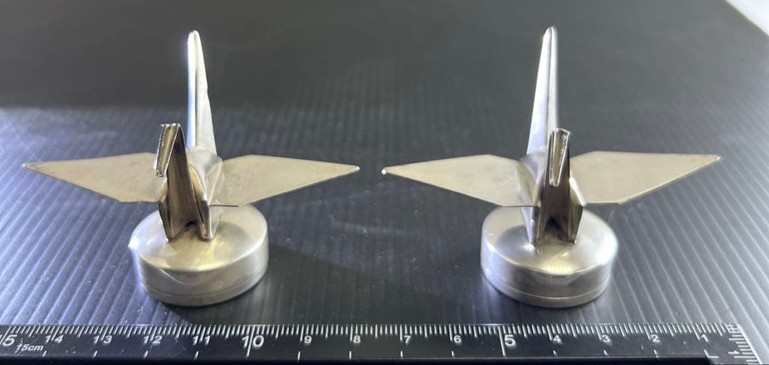 silver950刻印　折鶴ボンボニエール一対　57g 東Y7-0904⭐︎1F