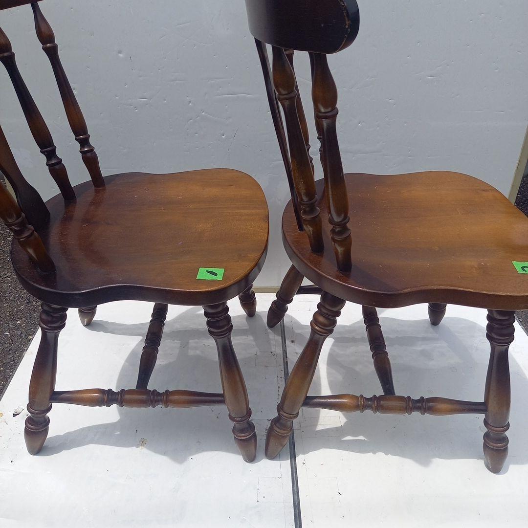 キツツキ　飛騨産業　ダイニングチェア2脚セット