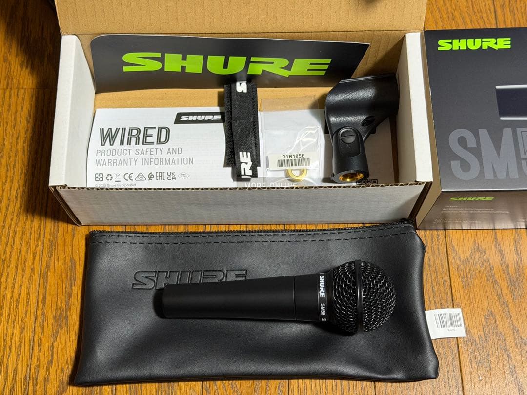 SHURE SM58-BLK シュアー ダイナミックマイク