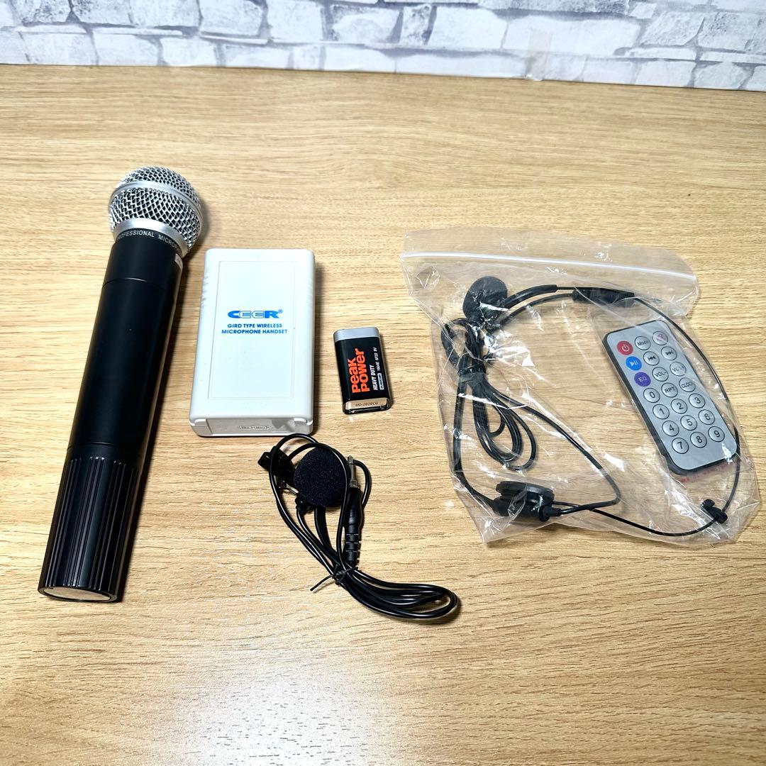 CEER AK-668 ワイヤレスアンプ ポータブルアンプ セット 動作確認済