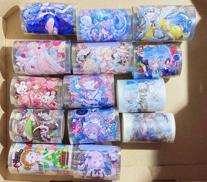 人物マステ 海外マステ PET まとめ売り 14巻 和紙