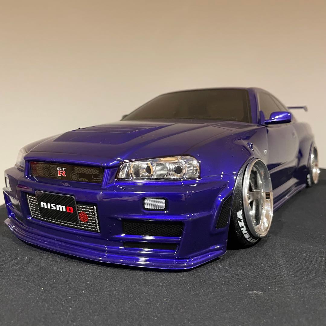 タミヤ　日産　スカイラインgt-r r34 1/10 ラジコンボディ　yd-2