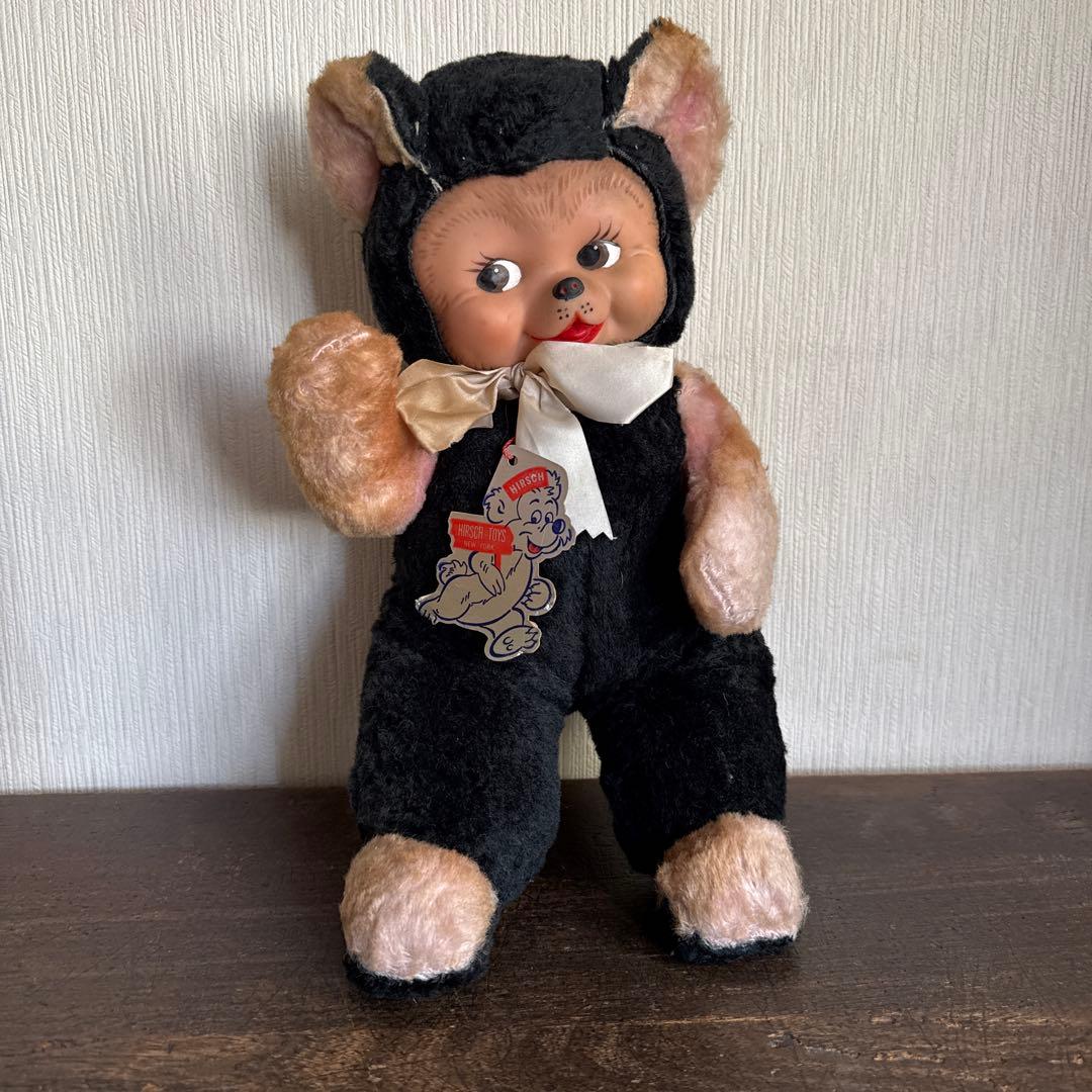 アンティーク 熊のラバーフェイスドール くまちゃん ラバーフェイス