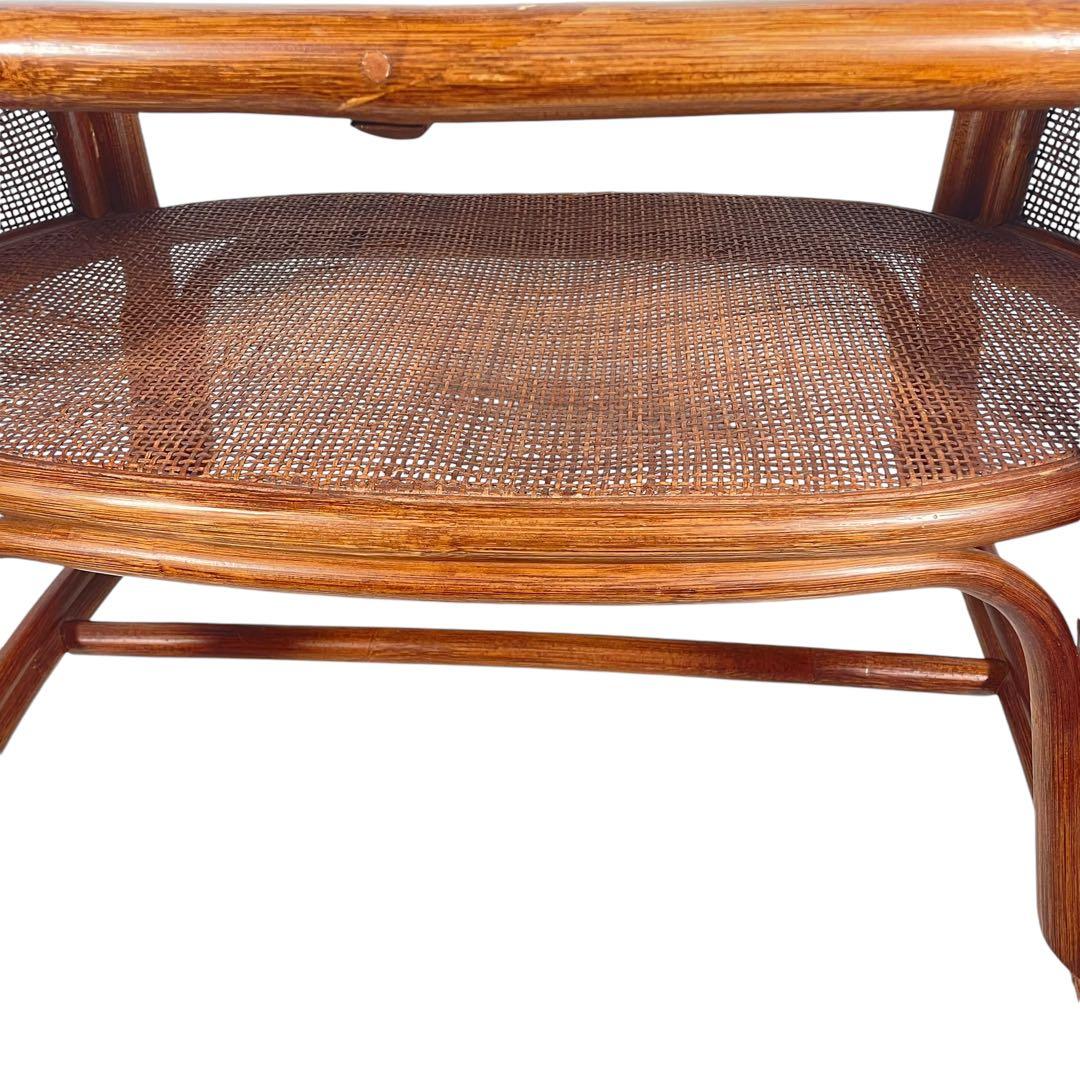 HR426 【レアデザイン】籐 ラタン サイドテーブル センターテーブル