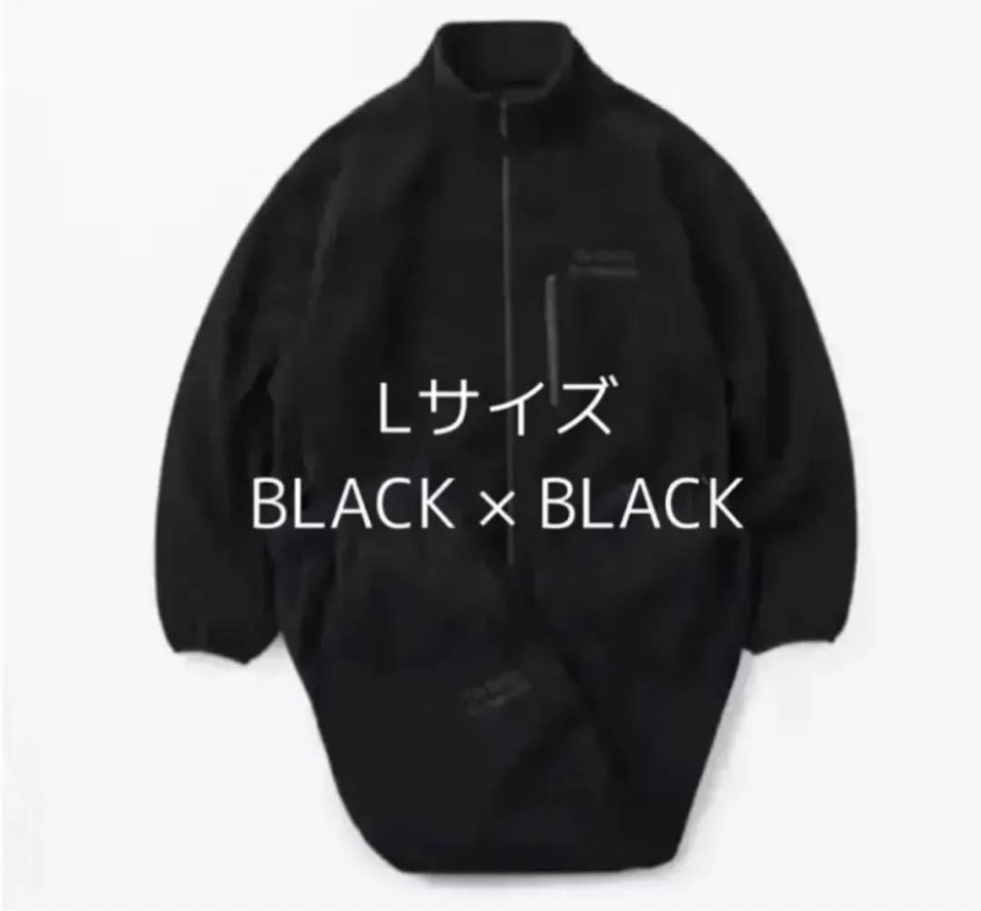 ennoy フリースブラックセットアップ