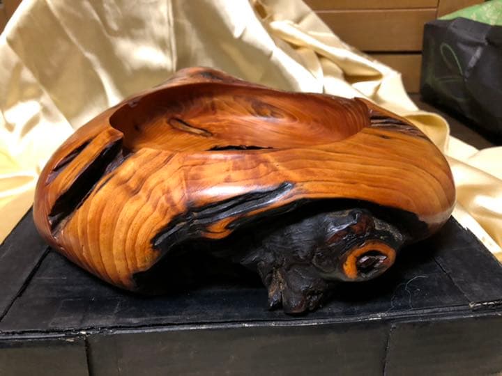 肥松木工品盆、菓子器、装飾品、他