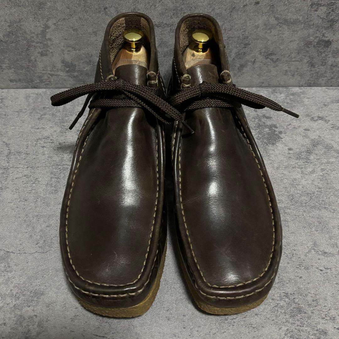 ♡未使用級♡ クラークス　ワラビー　スムースレザー　本革　ブラウン　1707