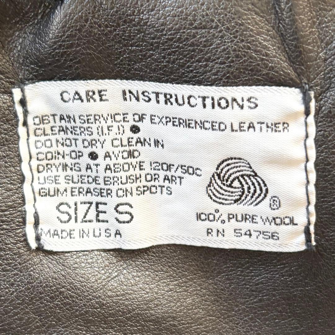 Sawyer of Napa USA製 フード付きスエードムートンコート メンズ