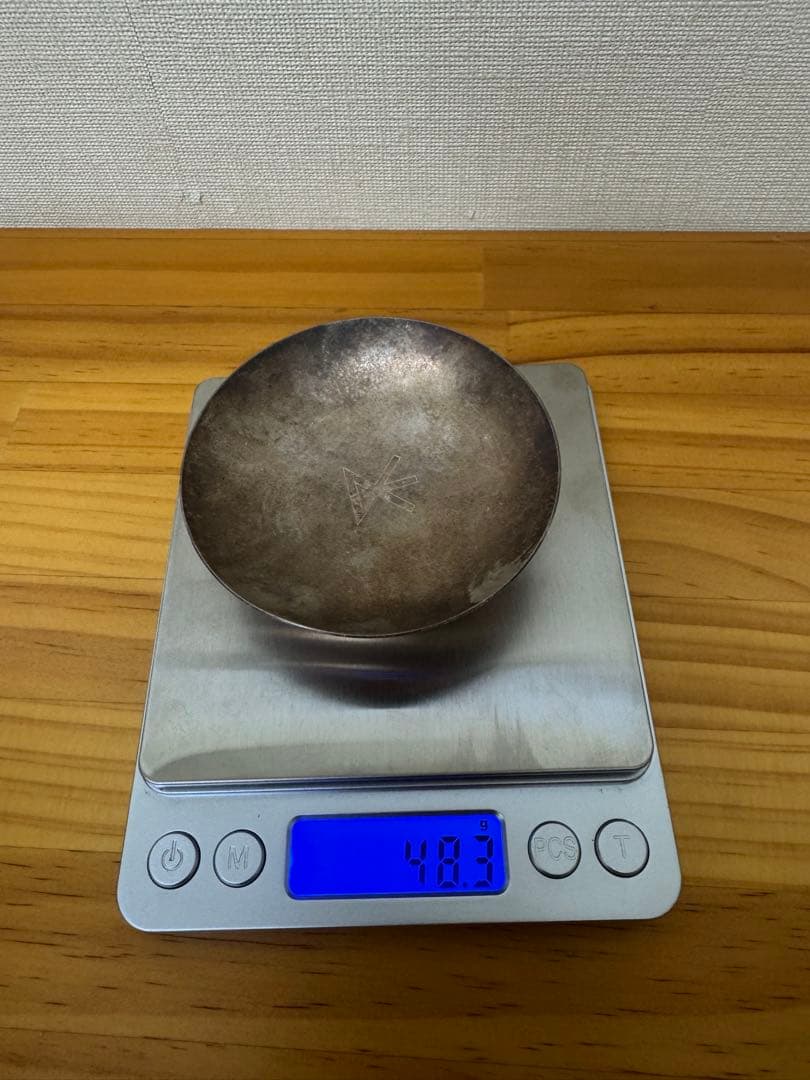 大阪市 純銀盃　銀杯 純銀刻印 合計　219.8g