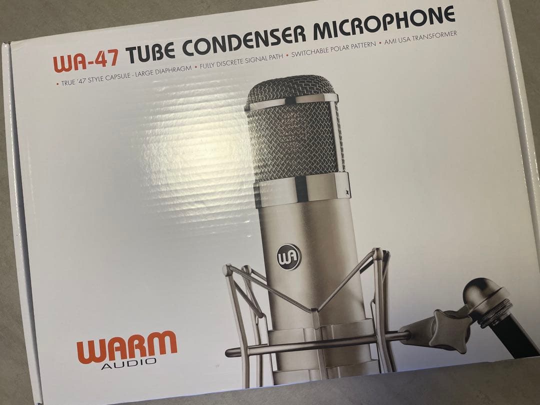 Warm Audio WA-47 真空管コンデンサーマイク 【昇圧トランス付き】