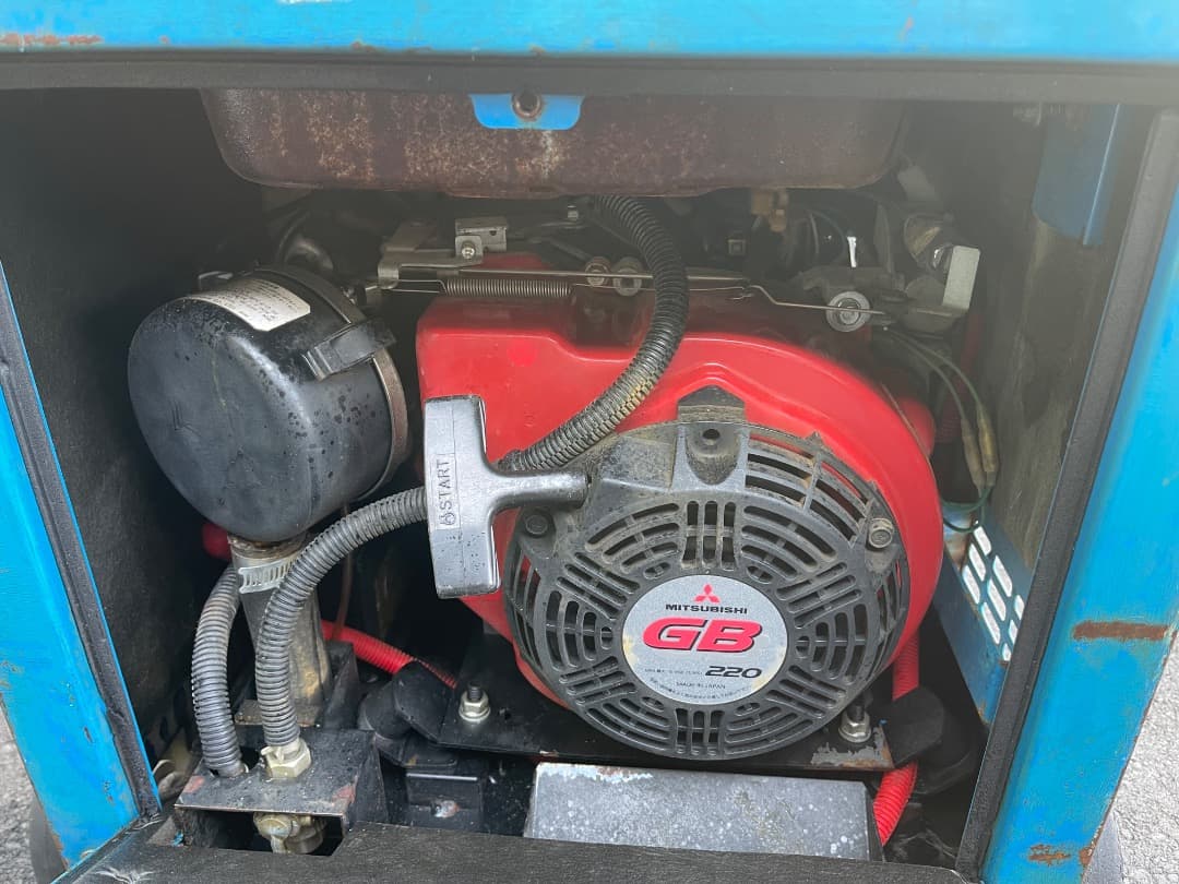 ツルミ）セル付きエンジン高圧洗浄機防音 ガン・高圧ホース・給排水