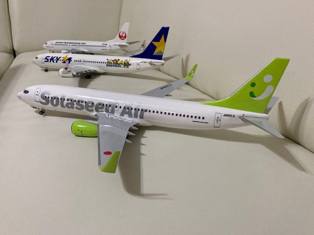 ソラシドエア 1/100 B737-800 エバーライズ 飛行機模型 ソラシドエア