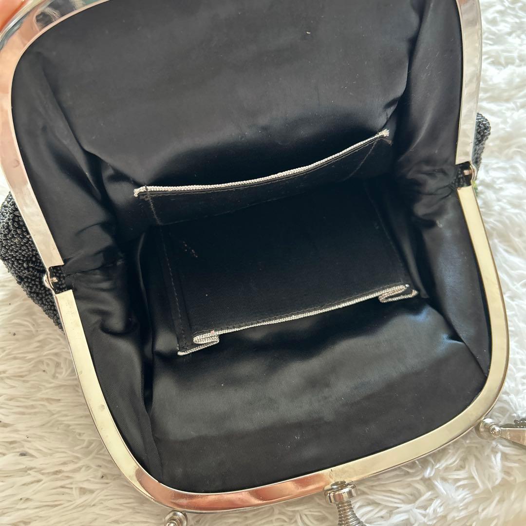 花柄　総ビーズ刺繍 和装用バッグ　ヴィンテージ