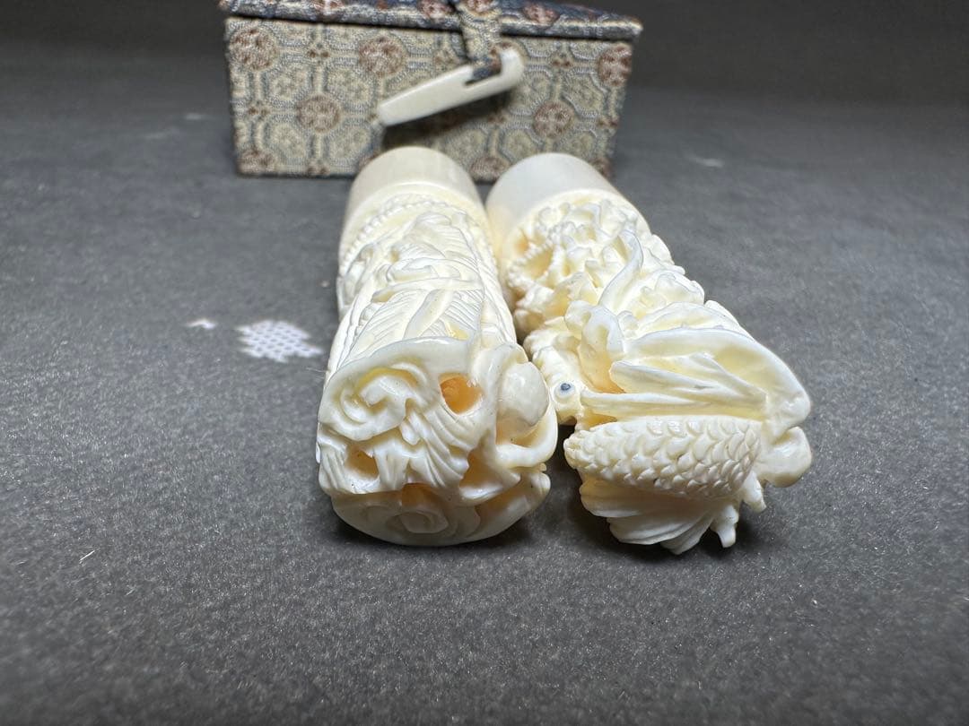 極上 印鑑 印材 置物 古美術品 細密細工 骨董 アンティーク 彫刻 工芸品