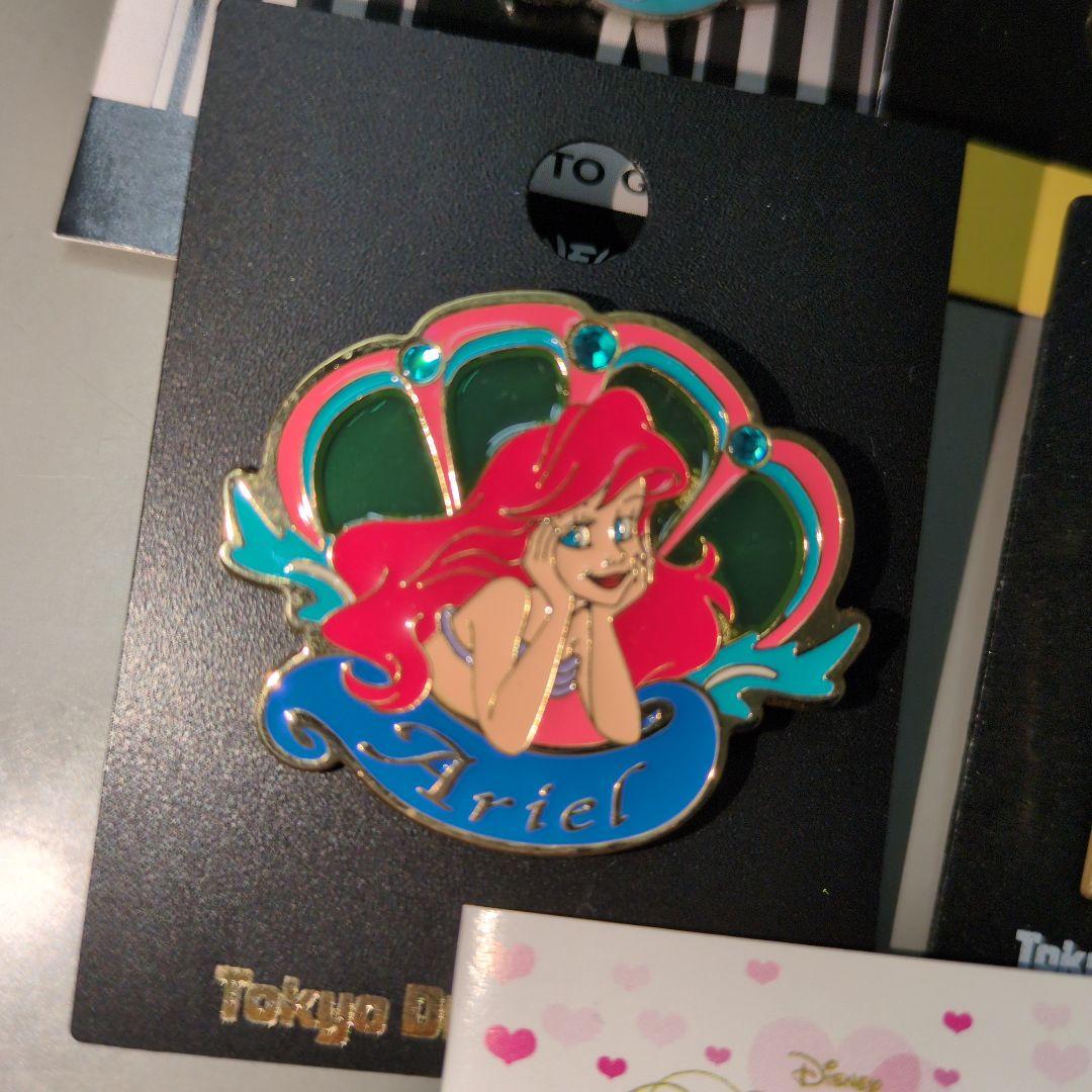 リトルマーメイド　アリエル　ピンバッジ　10点　セット