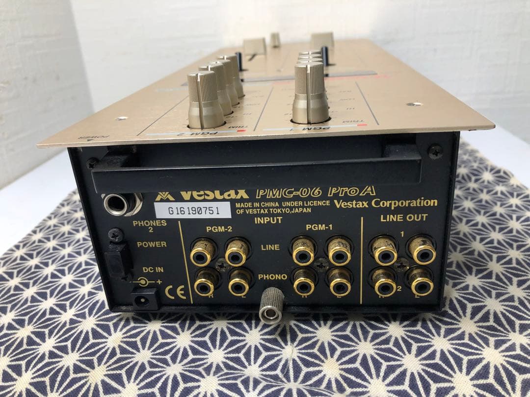 VESTAX ベスタクスPMC-06 ProA フェーダーメンテカットラグ