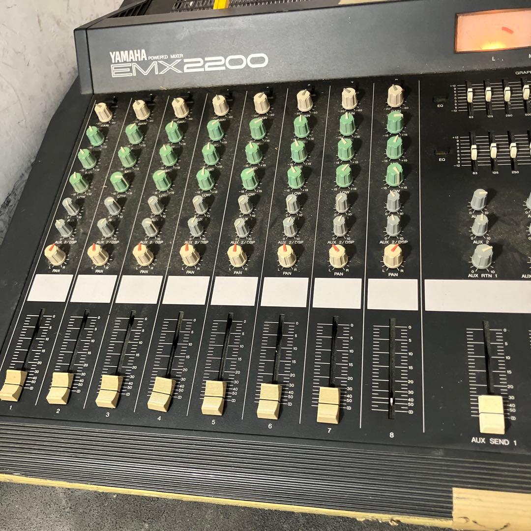 3台セット ヤマハPAスピーカーS4115HII &名機 EMX2200ミキサー