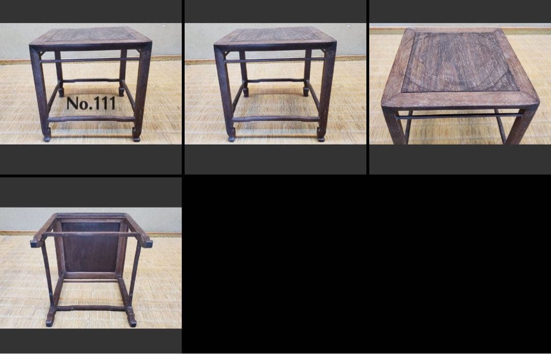 花台 中卓 正方 盆栽飾り台 山野草飾り台 本格作り 21センチ