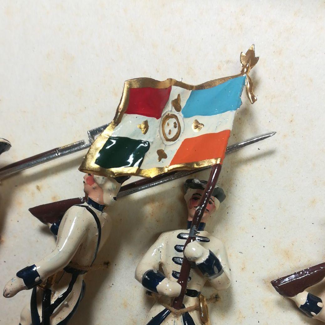 GBG Mignot ミニュ社 鉛人形 フランス 兵士 トゥレーヌ連隊 置物 美術