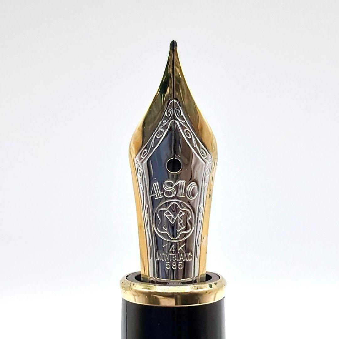 モンブラン マイスターシュテュック144 万年筆 F細字 両用式 美品　インク付