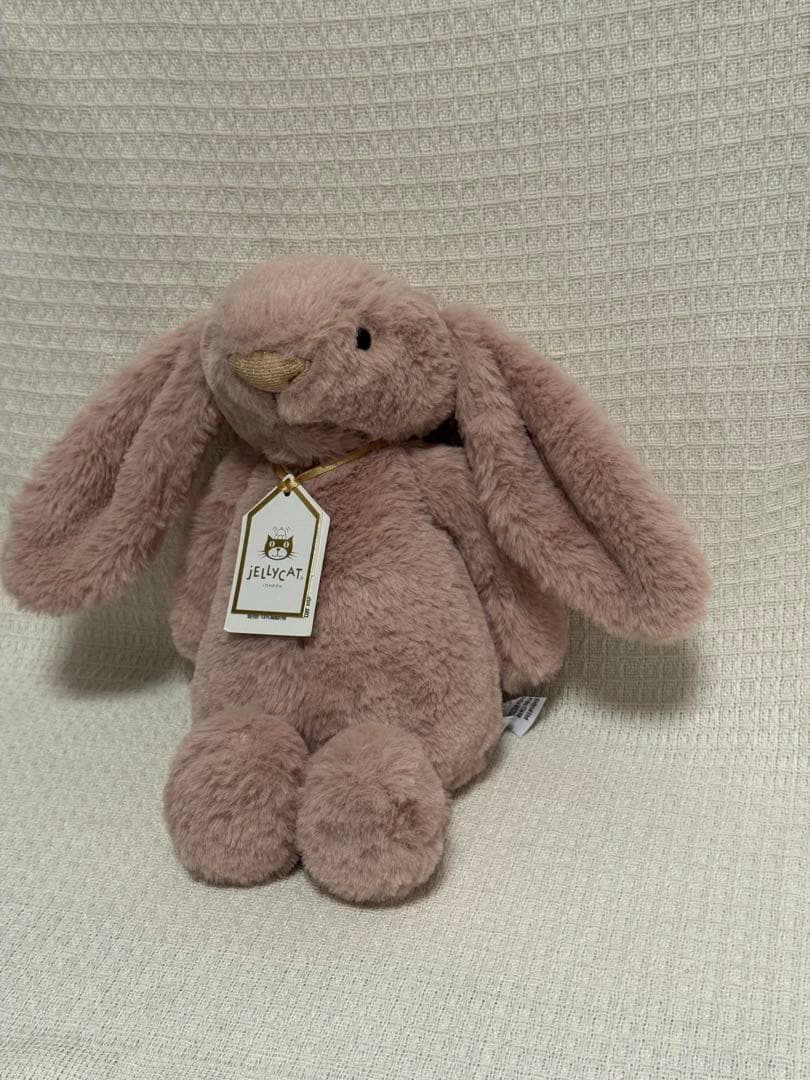  Bashful Luxe Bunny Rosa ぬいぐるみ